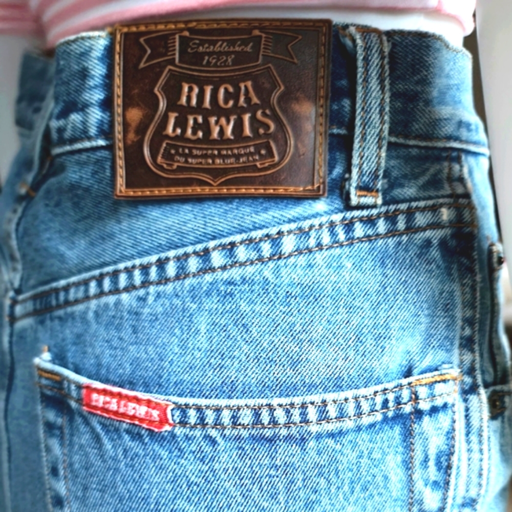 French Rica Lewis Denim Skirt Size 5